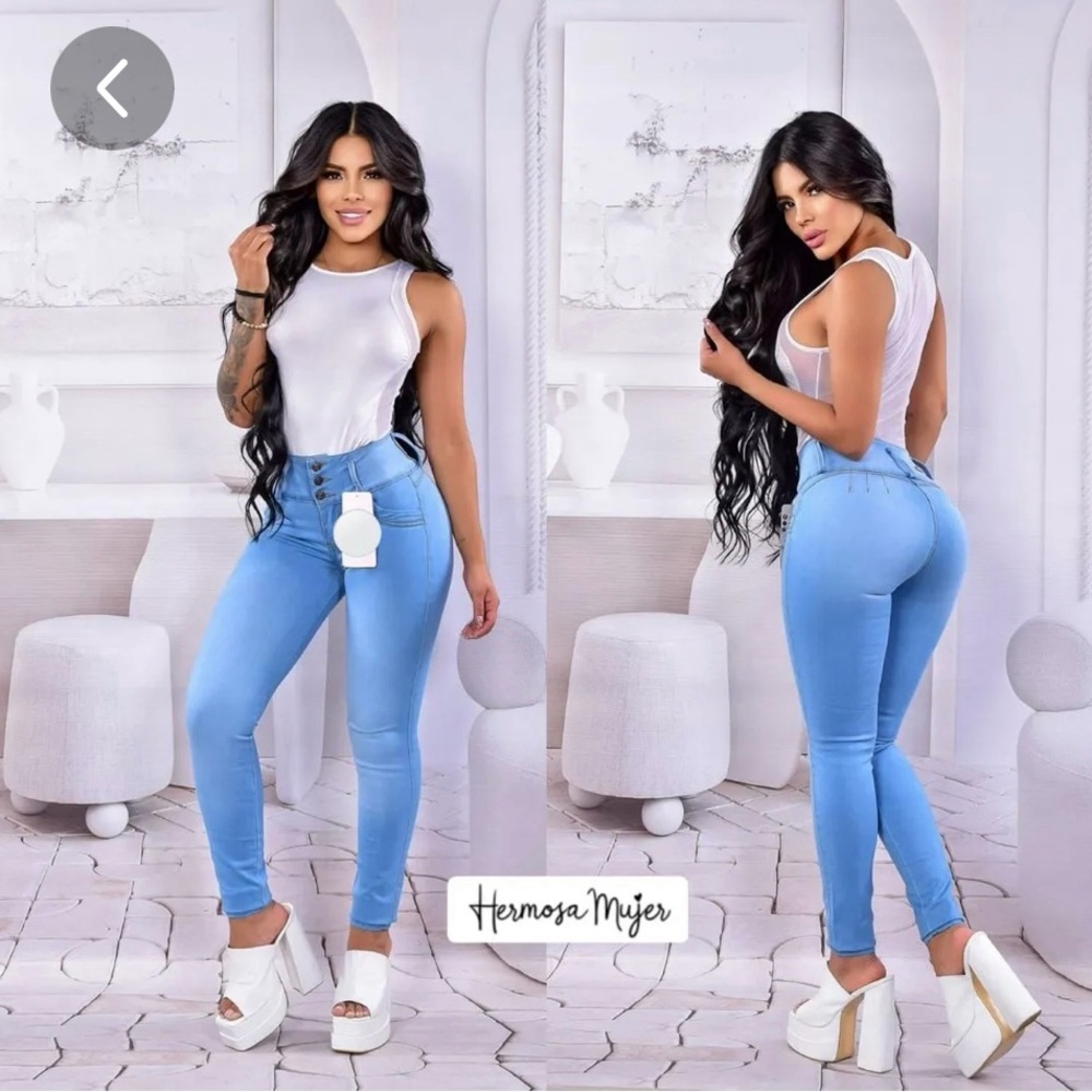 Authentic Colombian 🇨🇴 Jeans levanta cola ( Lift Buttocks)Size 10 COL 5-6 USA